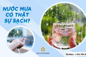 Nước mưa có thật sự sạch?